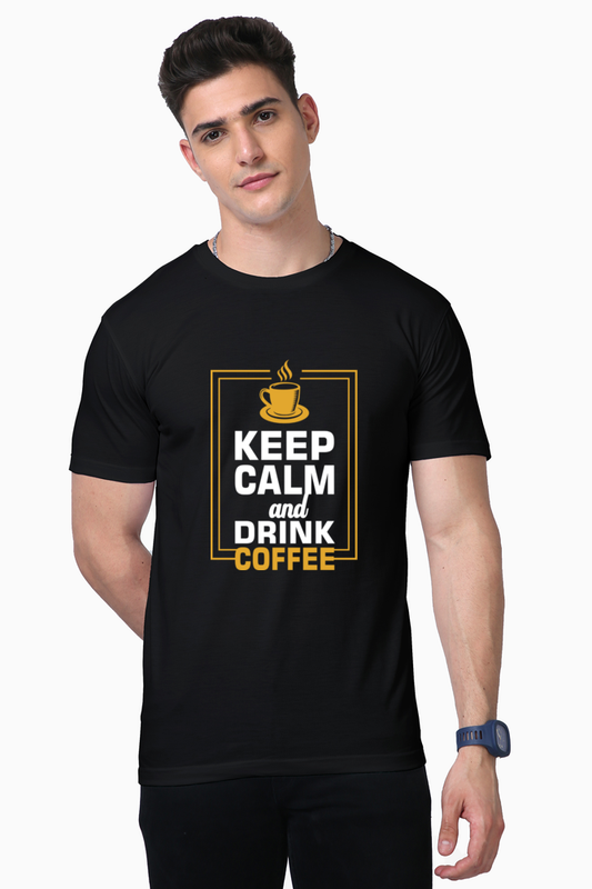 Keep Calm and Drink Coffee Supima T-Shirt